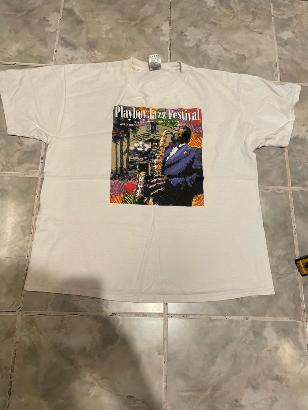 VTG 2001 Playboy Jazz Festival 23rd Annual T-Shirt Hollywood CA SZ XL